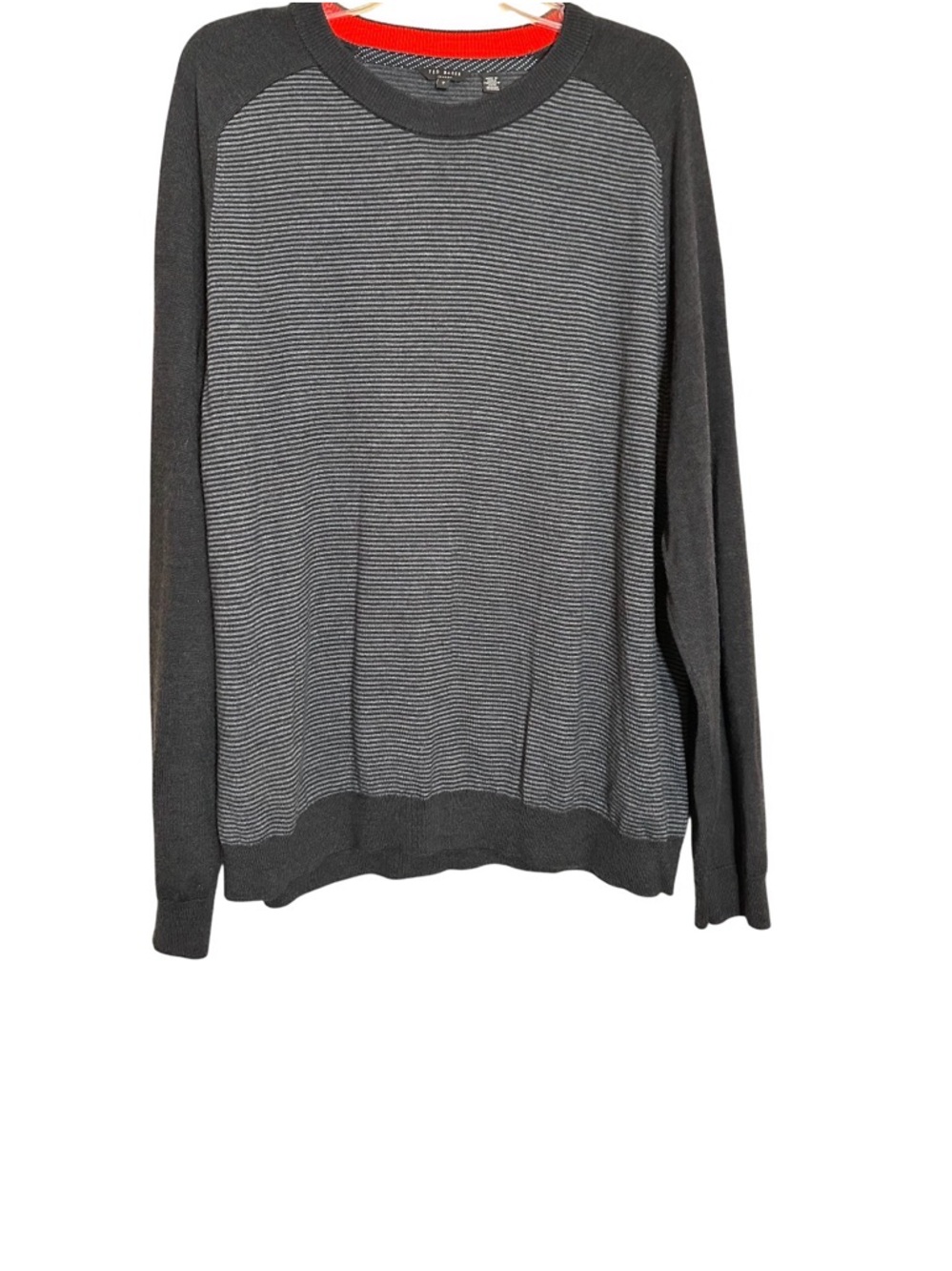 Ted Baker Sweater Men's Size 7 Wool Blend Pullover Crew Neck Sweater